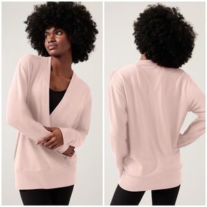 New • Athleta Purana V-Neck Wrap Sweatshirt